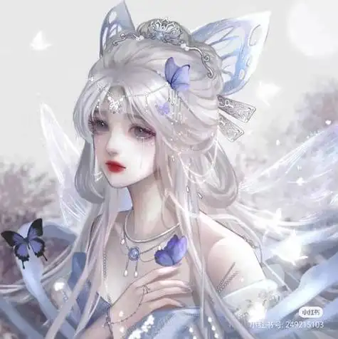 可爱动漫卡通唯美女生女头头像气质古风