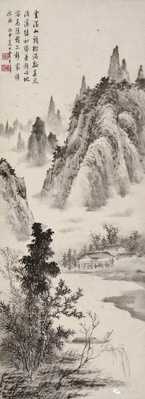 黄君壁山水画作欣赏