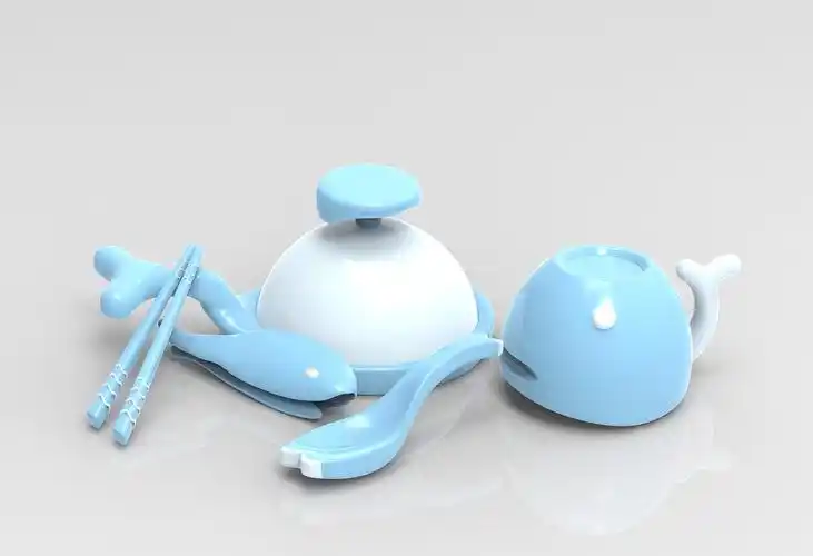 全国海洋文化创意大赛——产品设计——儿童餐具