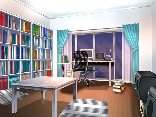 【场景 - 原画】书房