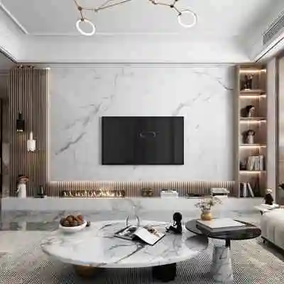 归才2021年新款900x1800岩板电视背景墙现代简约轻奢大板客厅瓷砖