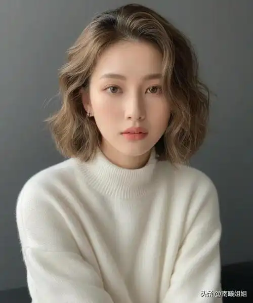 今年回头率最高的是这3种短烫发洋气减龄圆脸也适合