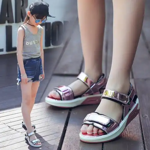 女童凉鞋2020新款时尚夏季儿童公主鞋软底防滑中大童小女孩沙滩鞋