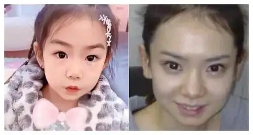 戚薇10年前美照被疯传,基因太强大了,这不就是lucky的成人版?