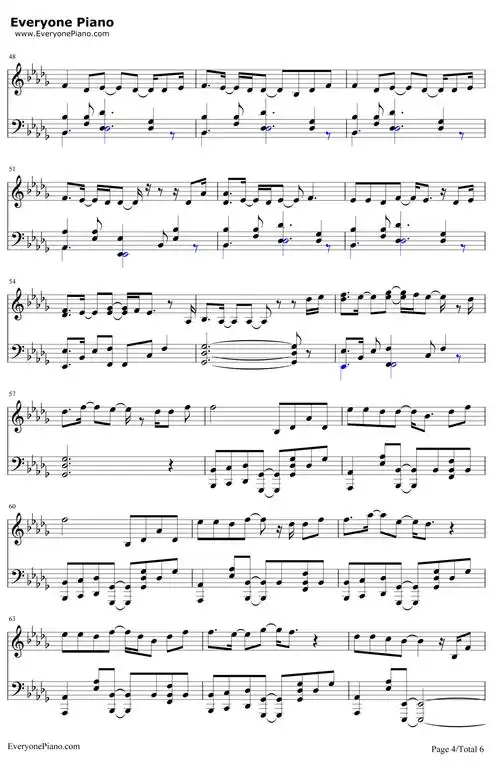 i see fire钢琴谱-edsheeran-霍比特人2:史矛革荒漠ed4