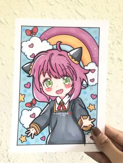 泡芙nora78##q版人物  #动漫人物  #线稿  #动漫  #动漫女生头