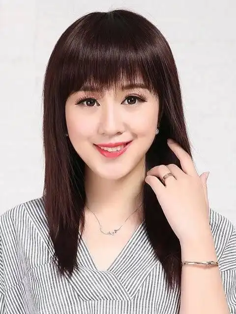 假发女长发假发套中老年女士中长发自然逼真妈妈发型透气隐形无痕