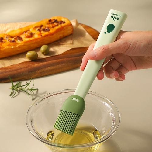 硅胶油刷家用耐高温食用品级婴儿辅食工具抹油刷子厨房烘焙烧烤刷