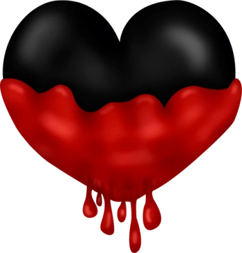 滴血的爱心