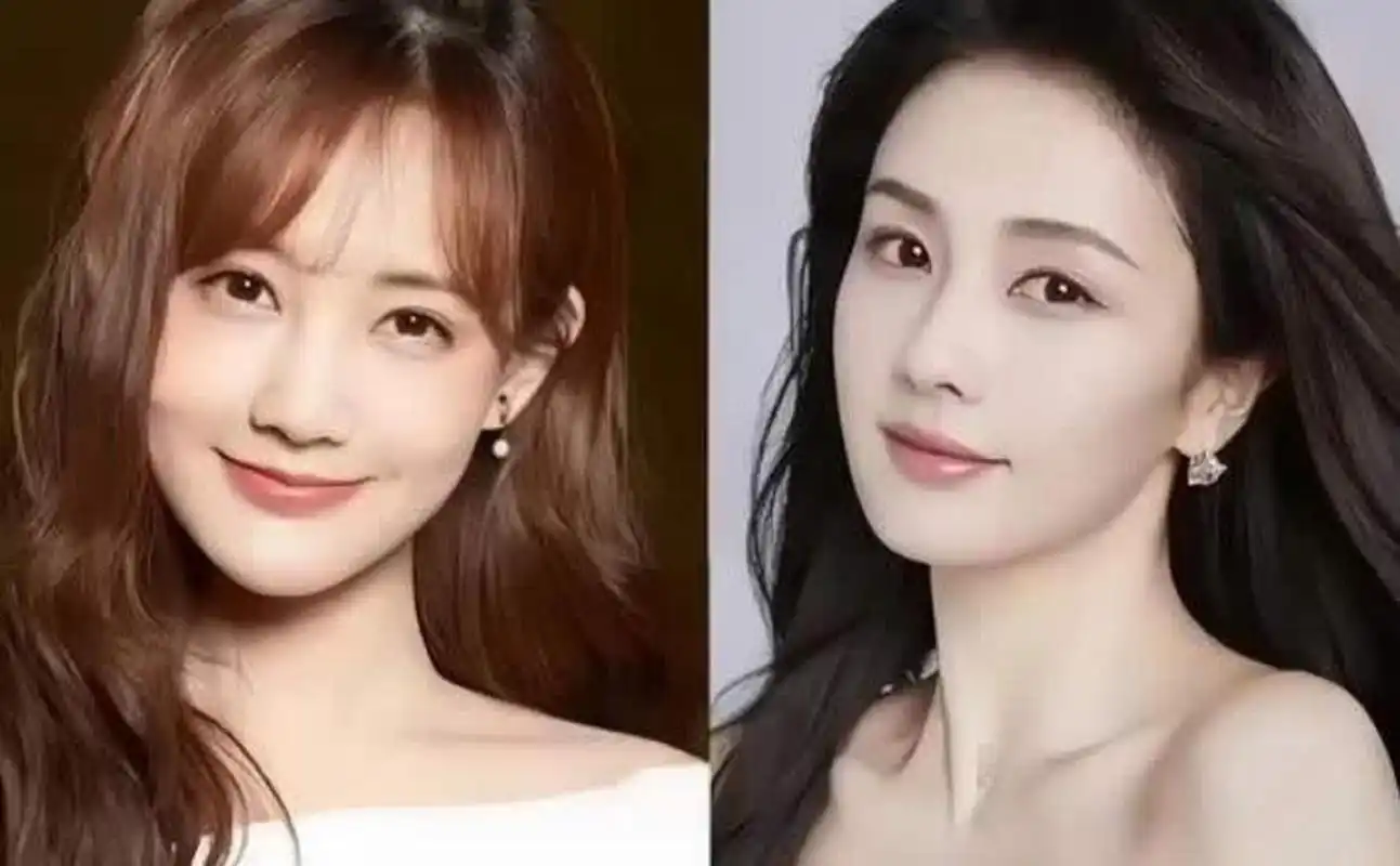 白鹿和李一桐长得真的是太像了