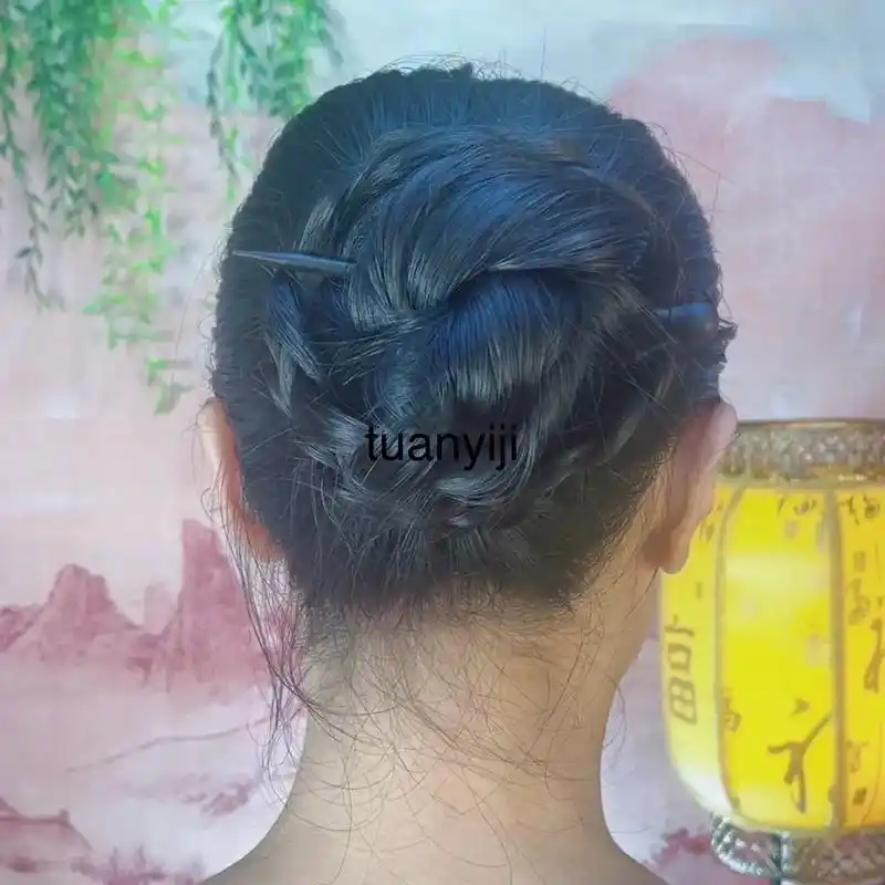 6.16#盘发 #长发 #发髻.2023.6.16 - 抖音