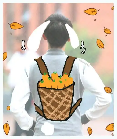 [tfboys][分享]170109 王兔兔拔萝卜满载而归 后脑勺可爱带到冒泡