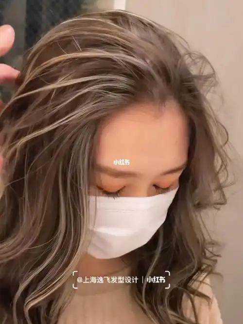 欧美混血风挑染y2k光线染只需漂10头发