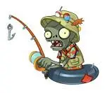 钓鱼僵尸    10血        5秒半格 特;把植物拖到水里