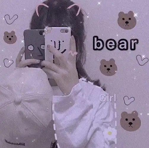 可爱手机控女生头像