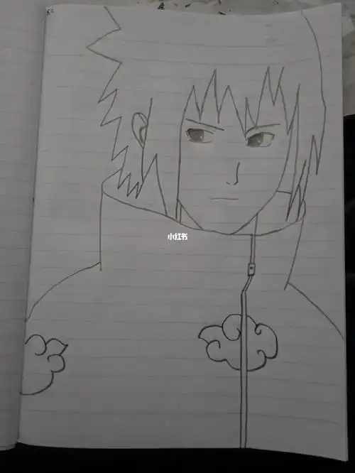 画完鸣人画佐助