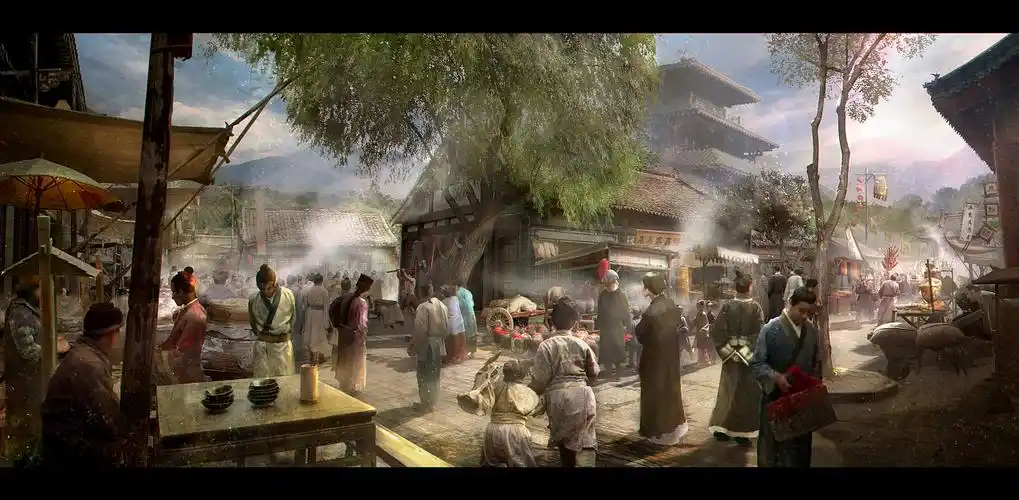 梦境——倩女幽魂参与的部分场景设计,其中两张古装场景hangzhou