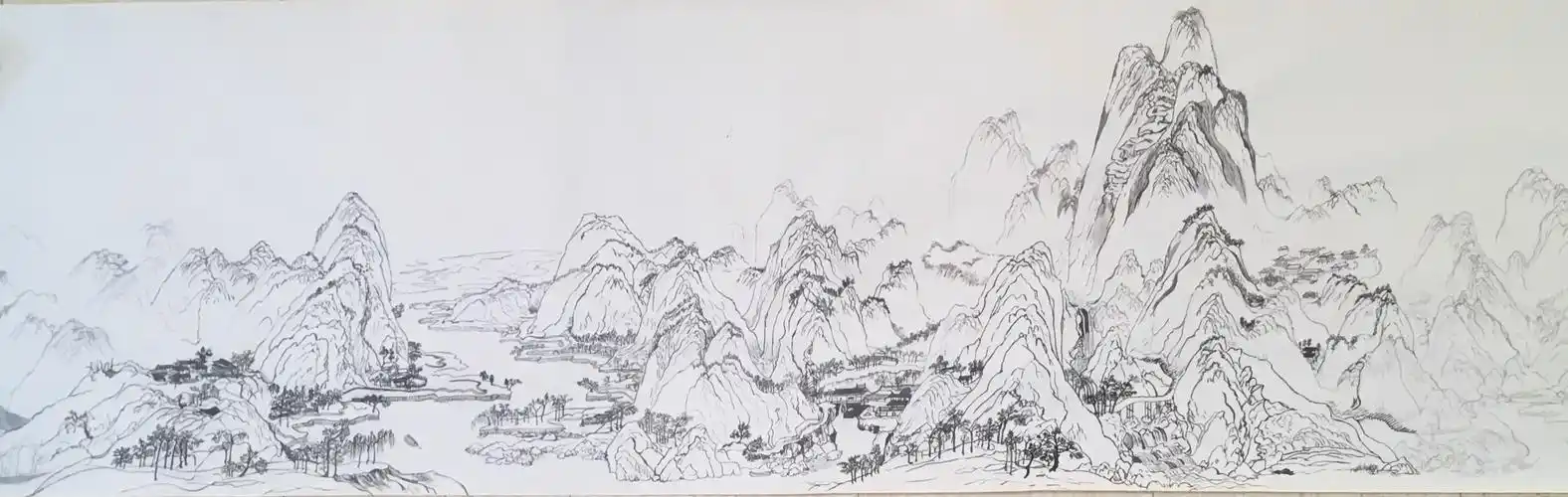 临摹宋画千里江山图(副本) - 美篇