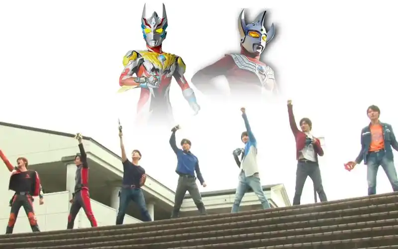 泰迦奥特曼剧场版花絮:本以为是八人同时变身,其实只有七个人!