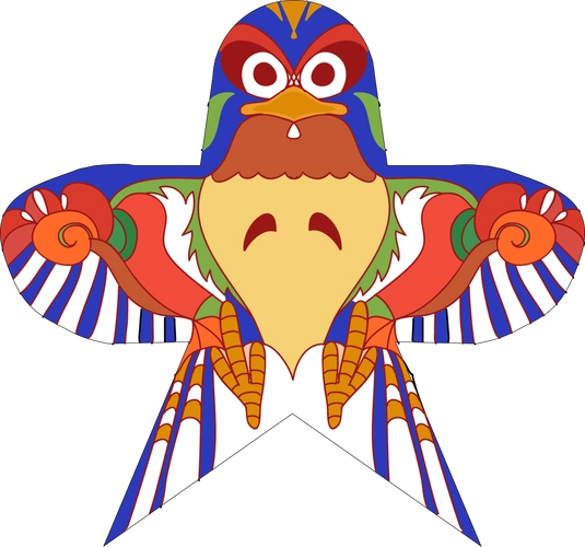 教程少儿美术画风筝