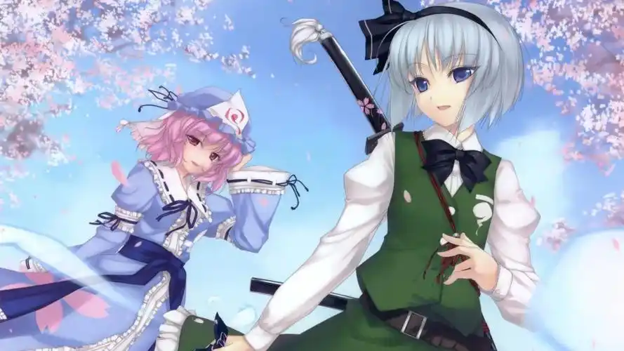 樱花动漫唯美二次元少女,高清壁纸图片,动漫人物-回车桌面