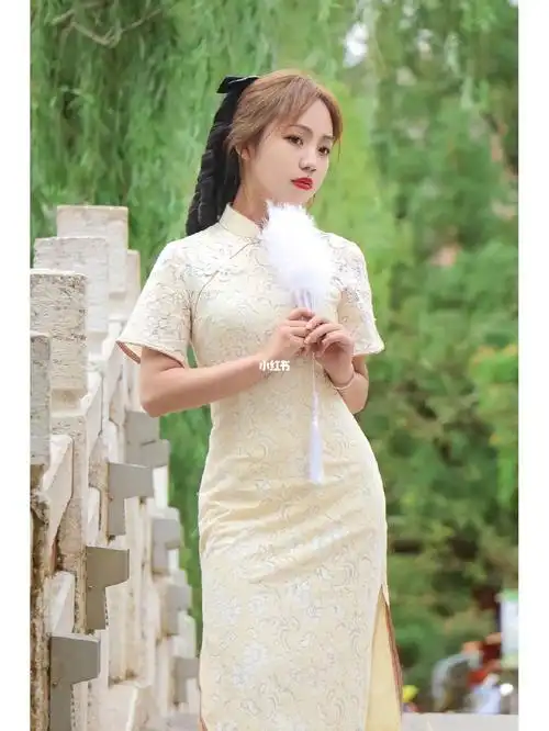 白秀珠旗袍写真翠湖被赶出拍摄地点