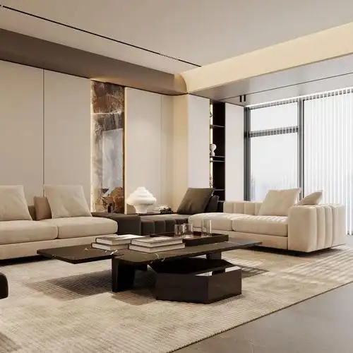 成都装修设计|160m05现代轻奢大平层设计效果图_房产资讯_房天下