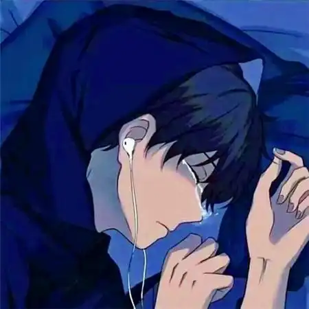 伤感流泪男头图片