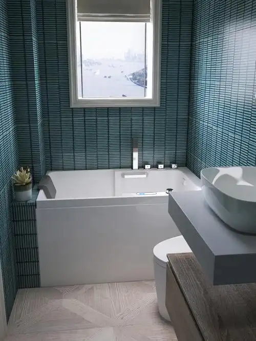 27平小浴室这样安装浴缸颜值高又实用