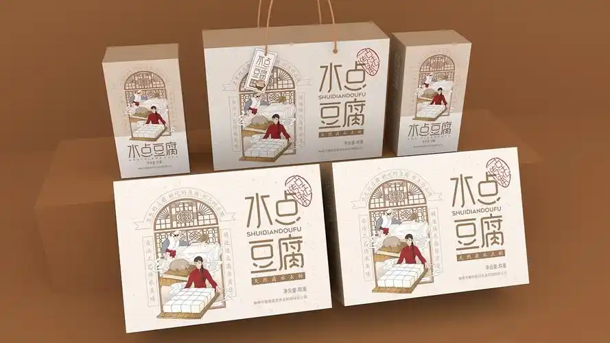 水点豆腐包装设计