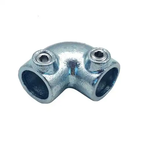 批发4分20mm镀锌管铁管紧固件钢管圆管连接件固定件货架接头水管