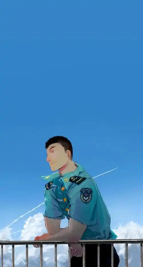 唯美军旅壁纸,第一张就爱上了