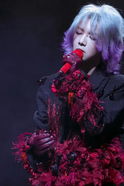 华晨宇渐变发色##华晨宇演唱会限定发色vlog