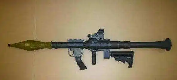 简笔画rpg火箭筒