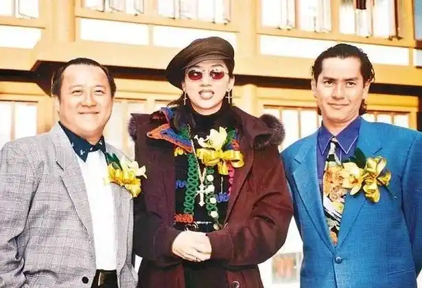 老照片:曾志伟,梅艳芳,谭咏麟