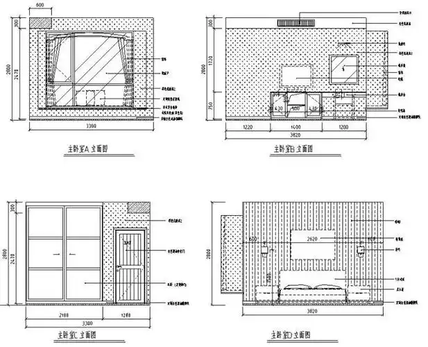 铭筑设计-浙江杭州雅居施工图 效果图