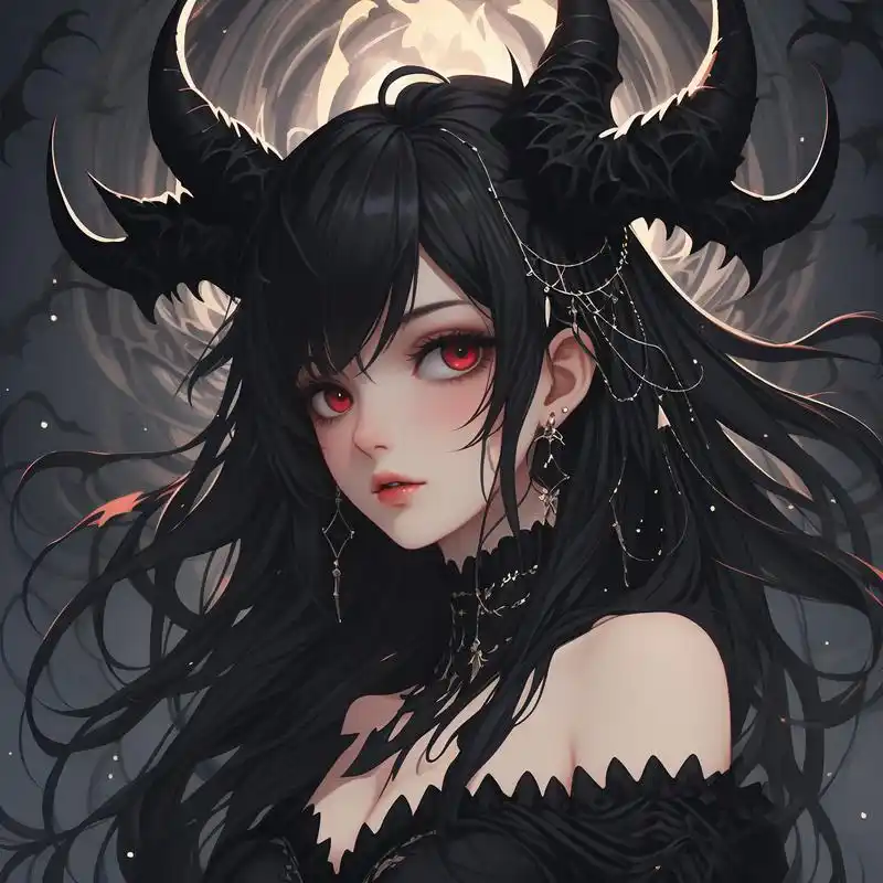 恶魔头像女生94冷酷冷血风范 这组恶魔头像女生,真的诠释了冷酷冷血