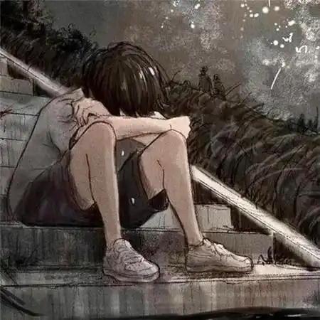 伤感流泪男头图片 在夜里哭得撕心裂肺的男孩哭完记得成熟