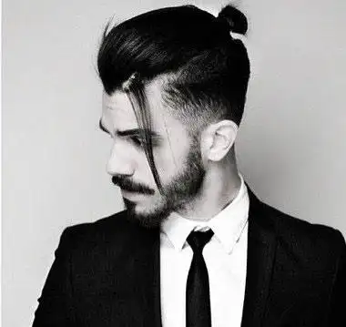 男士扎发感觉怎么样,男生发型图片,发型图片