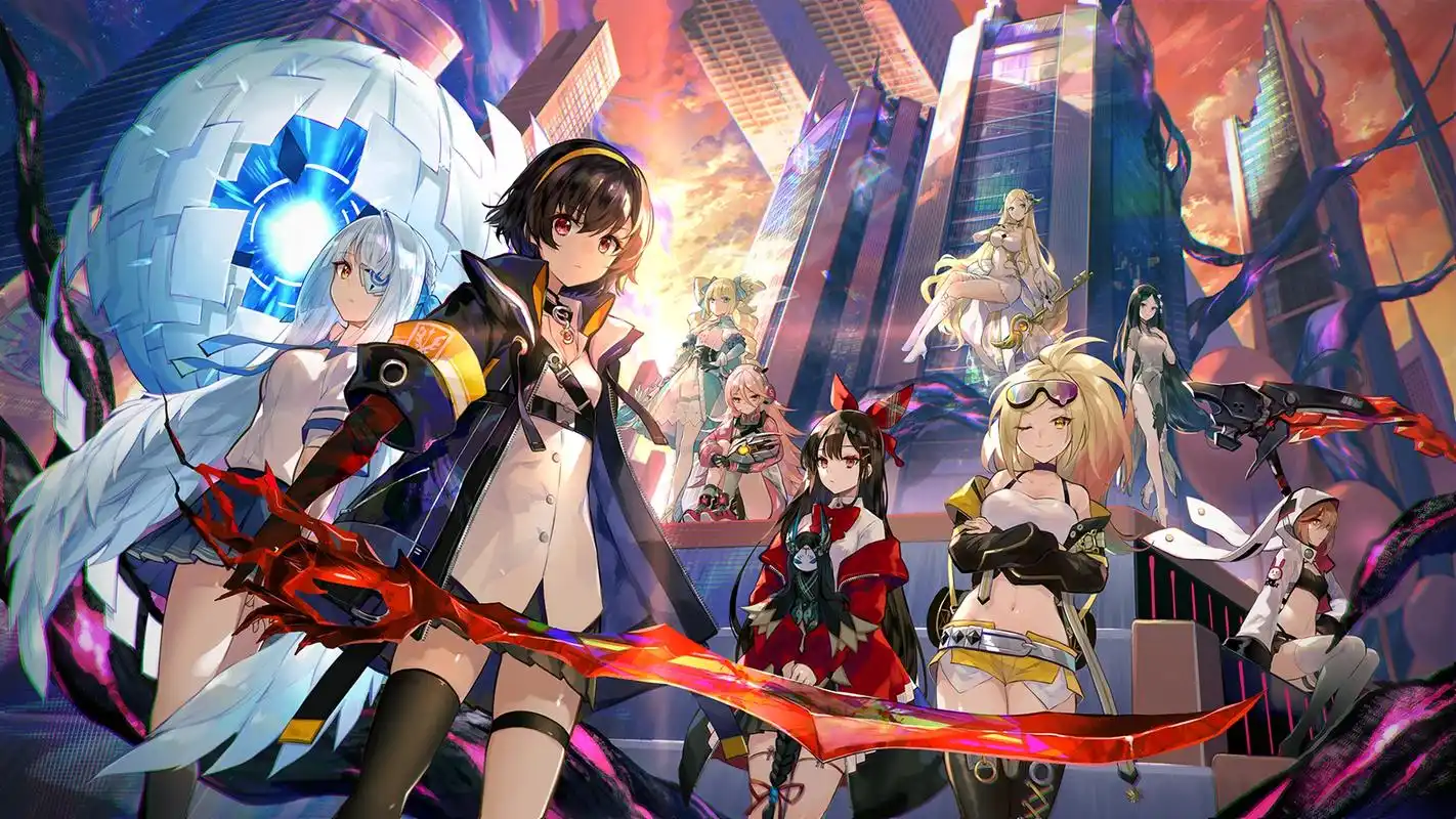 性感动漫美女插画桌面壁纸