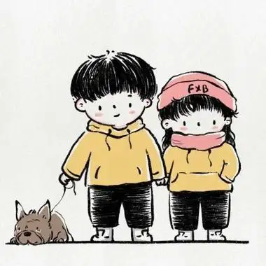 高清超暖的宠溺超甜动漫情头图片-卡通头像 - 壁纸之家