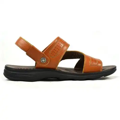 百臣沙滩鞋男士真皮凉鞋男款货到付款夏季透气男凉拖鞋户外休闲凉鞋