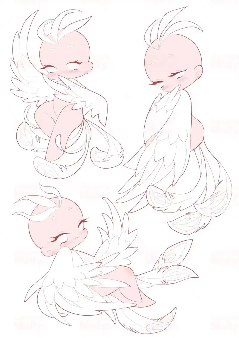 q版凤凰.#procreate绘画 #一起学画画 #ipad - 抖音