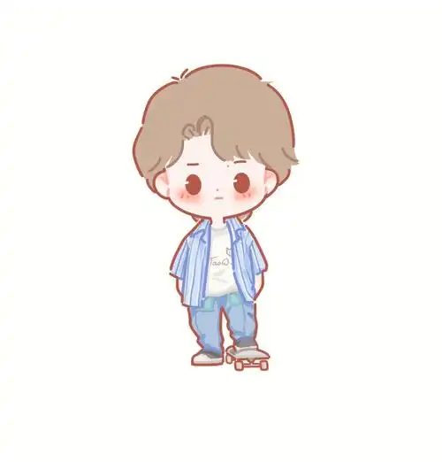 但是画帅哥真的很快乐#简笔画  #q版人物  #王一博 #卡通头像