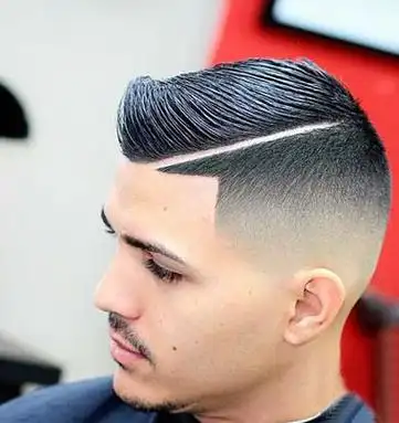 渐变油头发型图片英式油头烫发