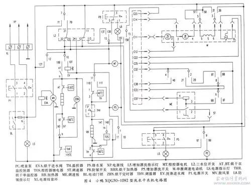 几款小鸭,海尔滚筒洗衣机电路解析