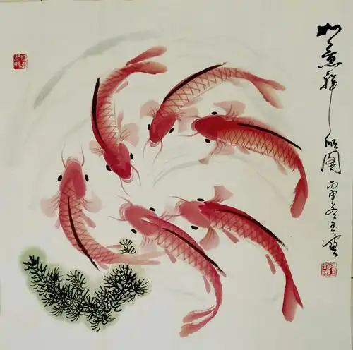 《李玉宝国画鱼欣赏》
