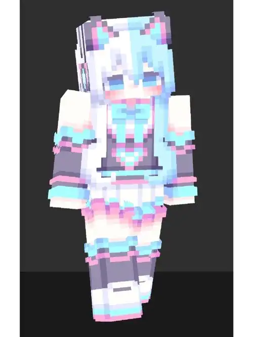 mc皮肤科幻电竞少女