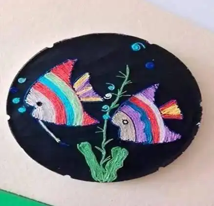 幼儿园线描手工画欣赏