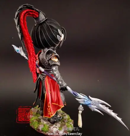 《剑网三》可儿软陶之定国套碎魂军爷